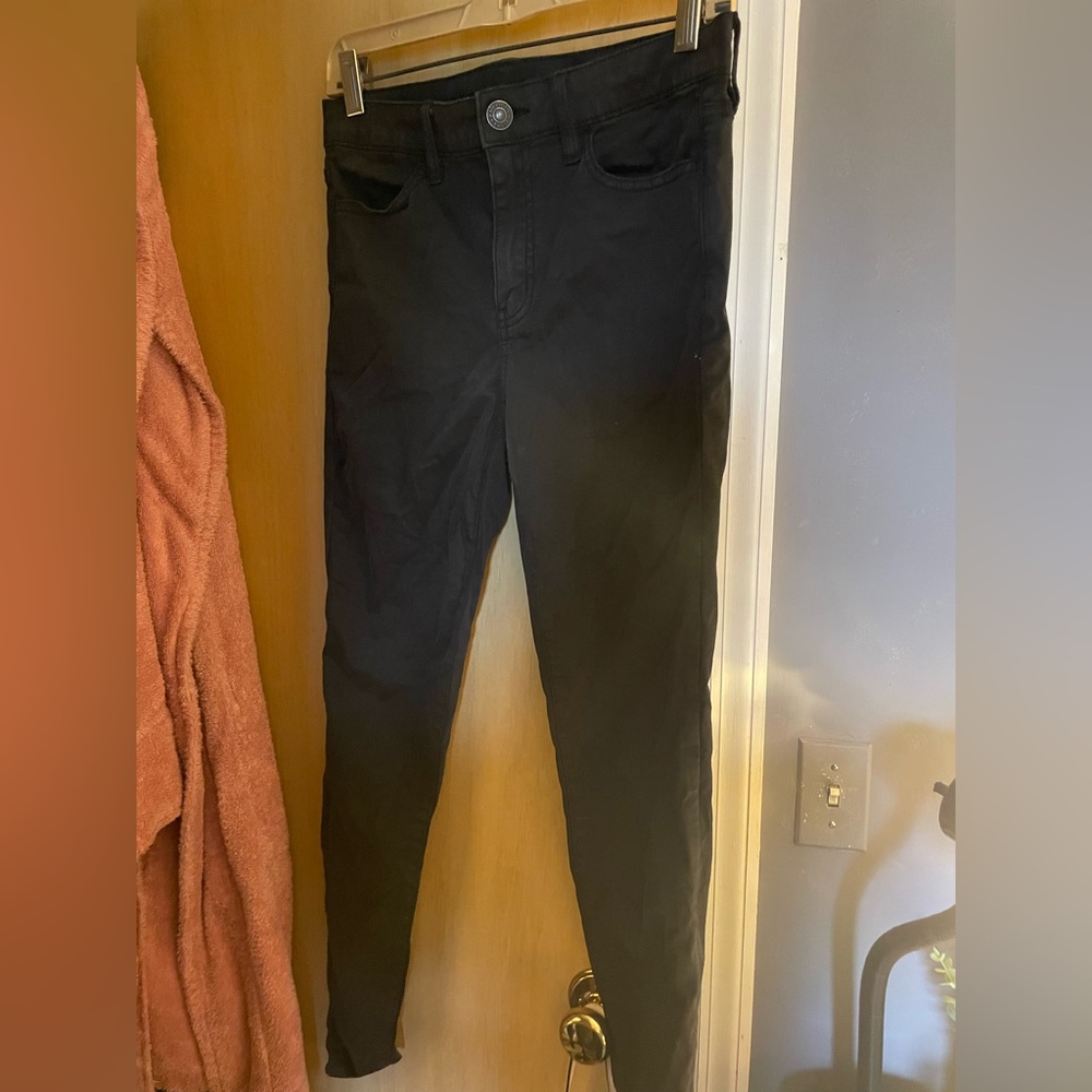 American eagle black jeans size 4